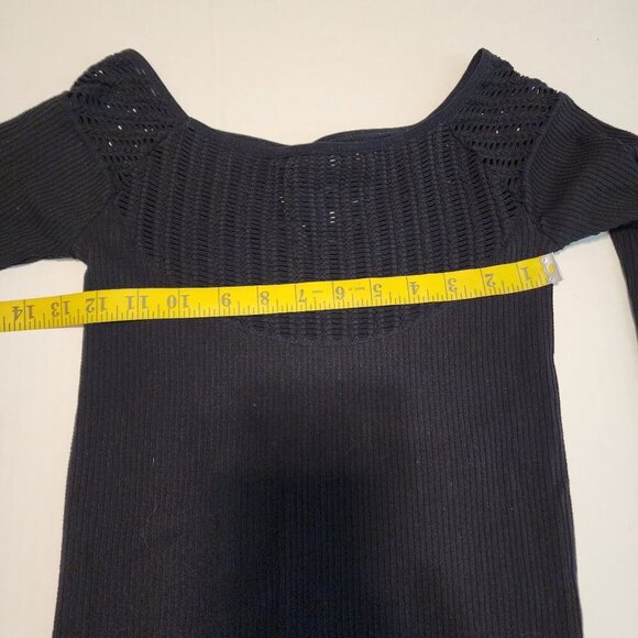 Intimately Free People sz M / L bundle 3 tops ribbed long sleeve laser cut out - Picture 13 of 14